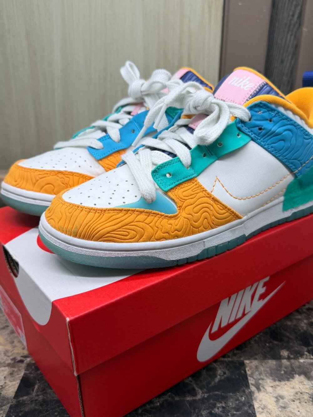 Nike Dunk Low Disrupt 2 Serena Williams Design Women's 10.5 DX4220-100 NO INSOLE